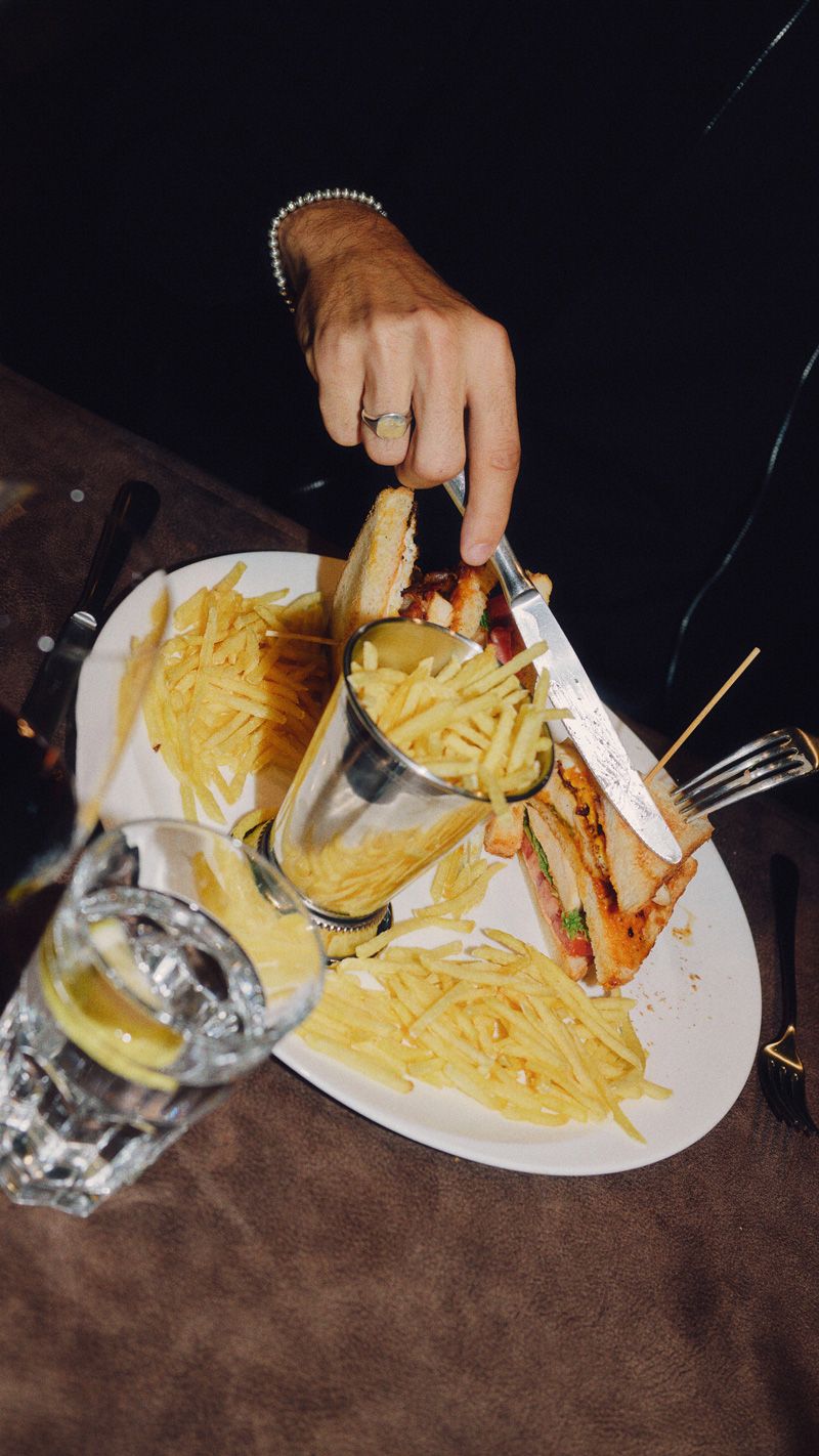 Mittagessen im razzo